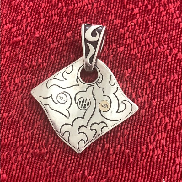 John Hardy 22k/925 Pendant - Picture 2 of 2